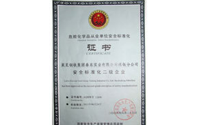 ?；钒踩珮?biāo)準(zhǔn)化證書